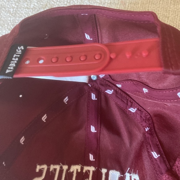 Fabletics The Nylon Hat Adrenaline Red Collegiate Baseball Cap - Picture 5 of 7